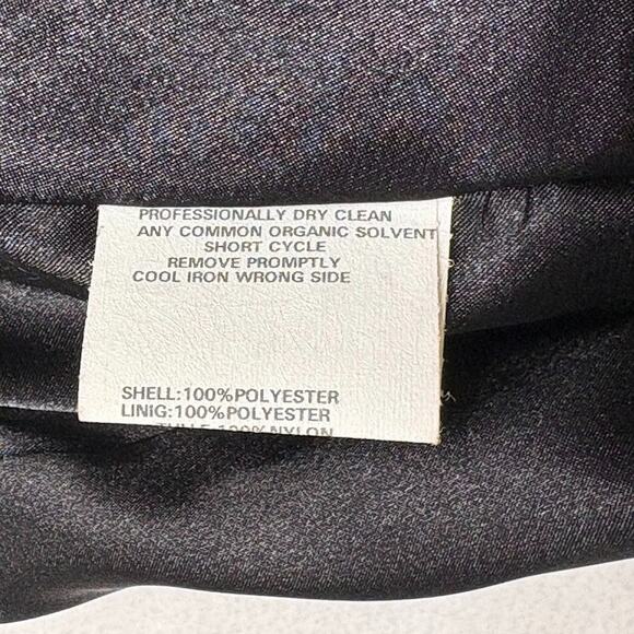 Vintage Jessica McClintock Gunne Sax Black Polka Dot Party Prom Dress Size 13/14 - Picture 5 of 13